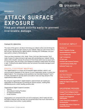 Attack Surface DS
