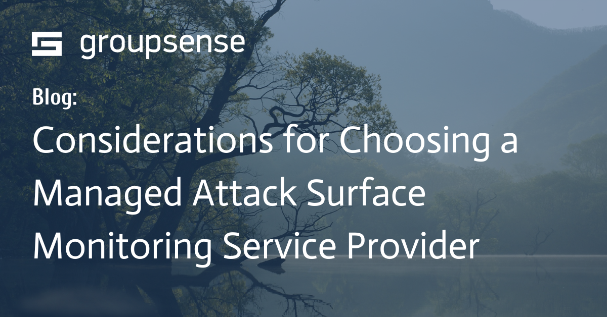 managed attack surface monitoring